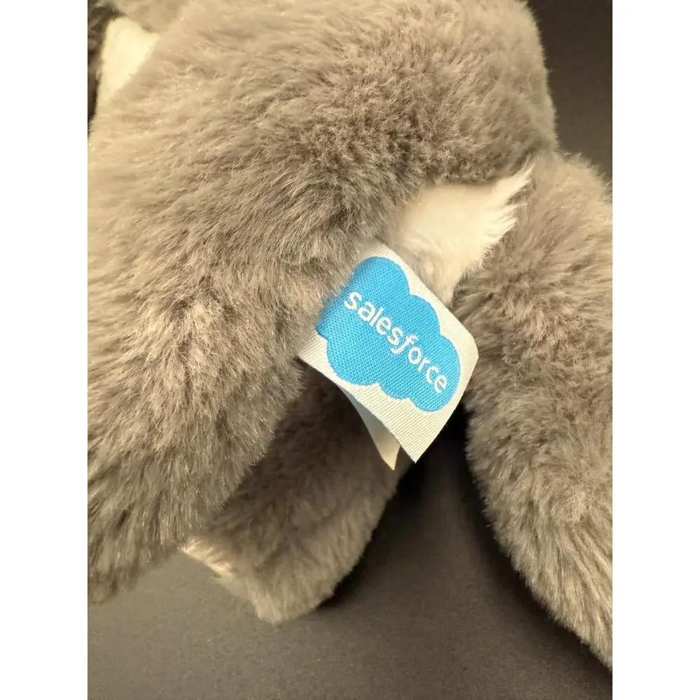 🐺 Salesforce “Blaze” Plush Wolf – 14” Corporate Mascot Stuffed Animal w/ Tags